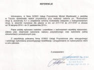 Hydroinwest Sp. zo.o. (styczeń 2015)